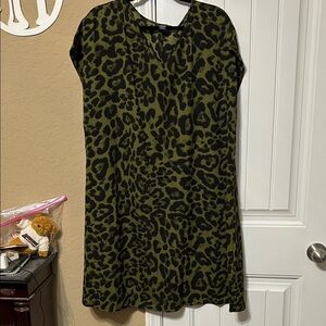 Stylish Leopard Print Mini Dress